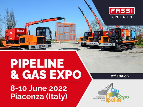 piacenza, pipeline & gas expo, locandina, 8-10 giugno 2022
